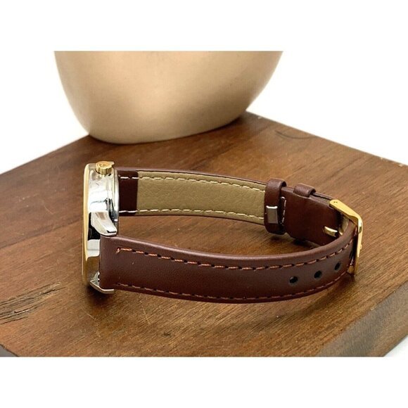 Timex Women's Watch TW2V94800 Quartz Indiglo White Dial Brown Leather St… - Picture 9 of 14